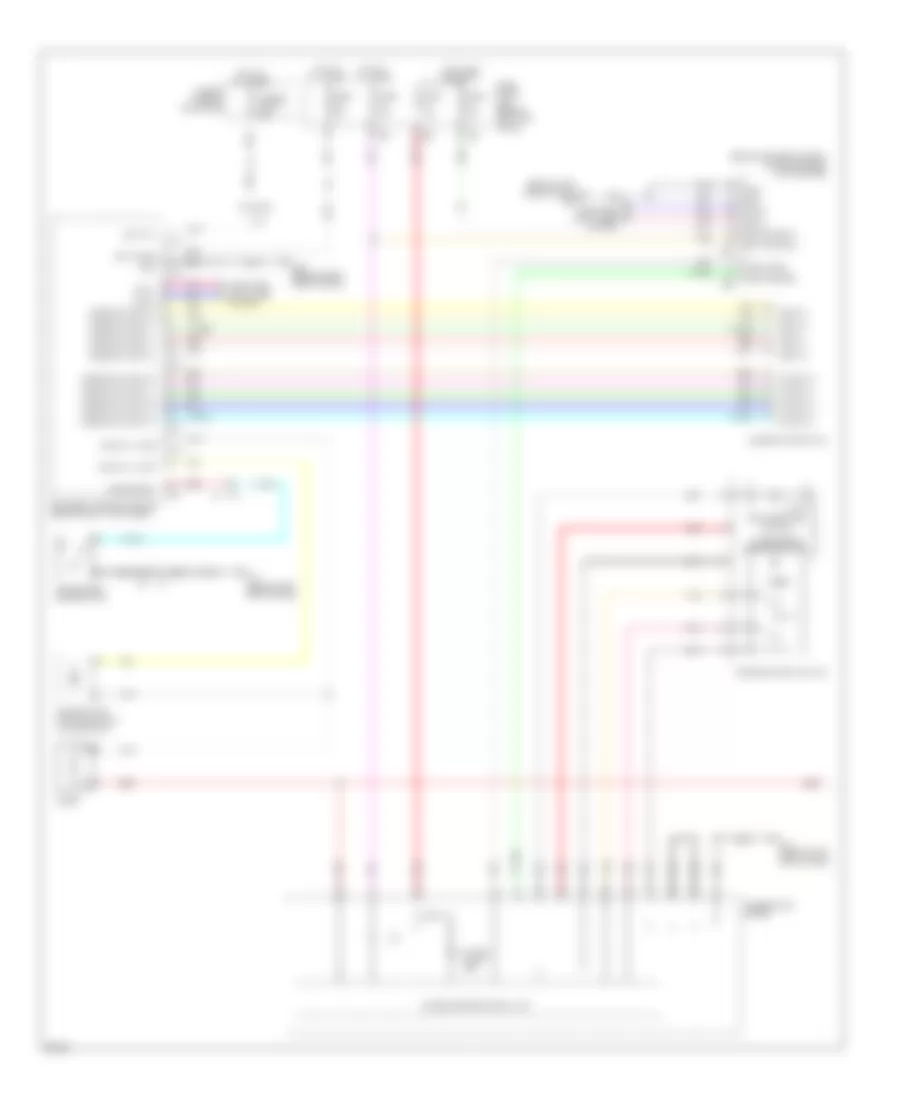 Электросхема подсветки приборов, Кабриолет (1 из 2) для Infiniti G37 Journey 2013