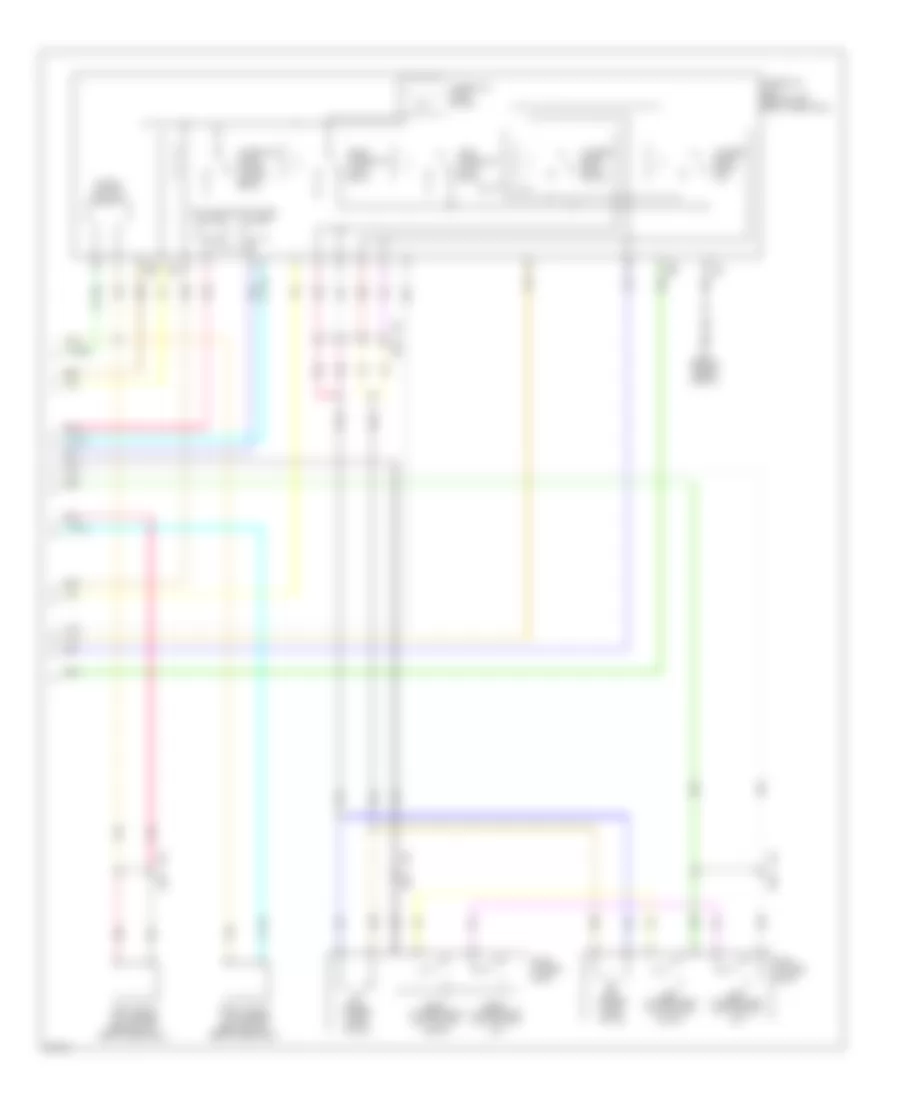 Электросхема привода люка или крыши, Кабриолет (3 из 3) для Infiniti G37 Journey 2013