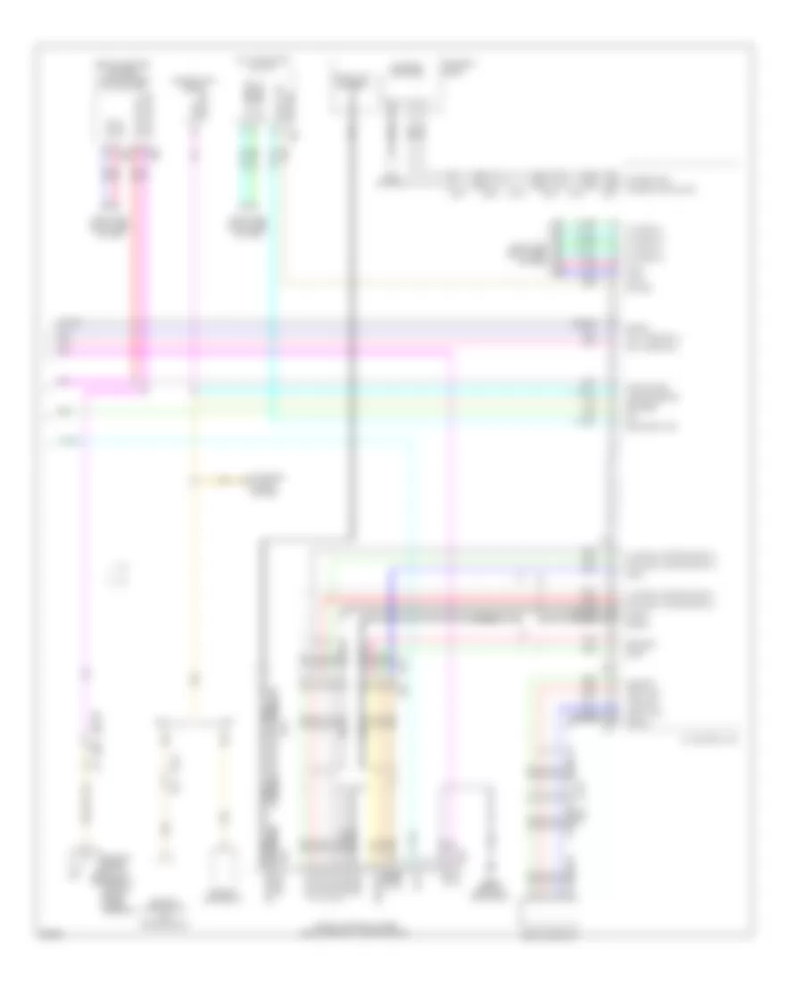 Эдектросхема магнитолы. Базовая комплектация., Кабриолет (3 из 3) для Infiniti G37 Journey 2013