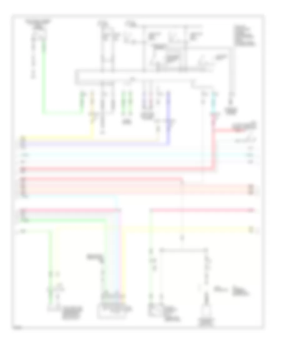 Электросхема центрального замка, Кабриолет (3 из 4) для Infiniti G37 x 2013