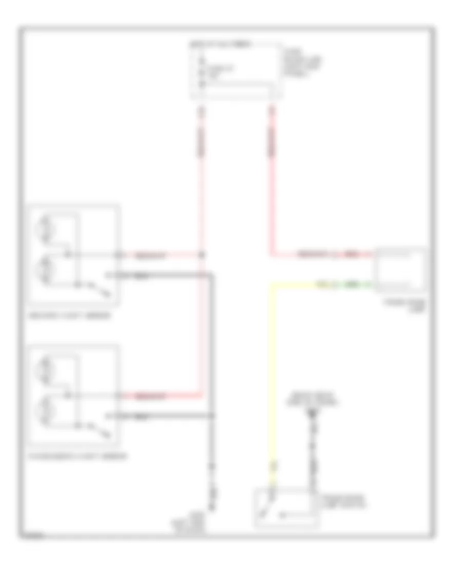 Электросхема подсветки (2 из 2) для Infiniti Q45 t 1997