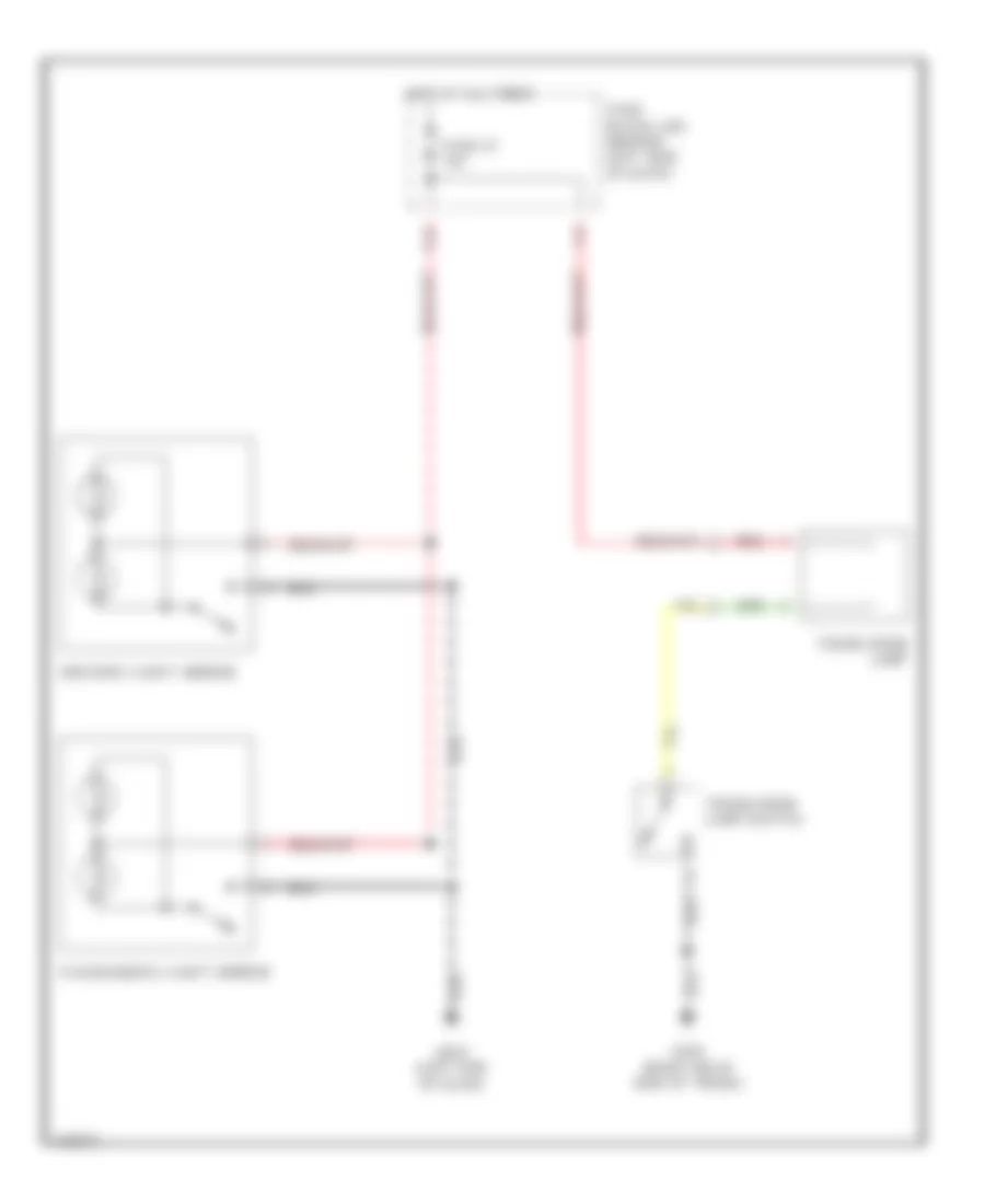 Электросхема подсветки (2 из 2) для Infiniti Q45 1998