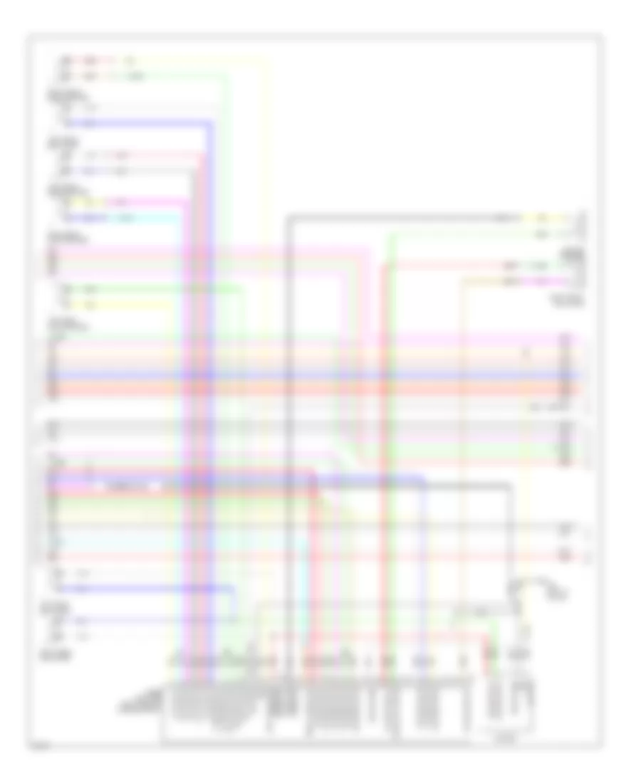 Электросхема навигации GPS, Bose без Вокруг Монитора Представления (2 из 4) для Infiniti EX35 2009