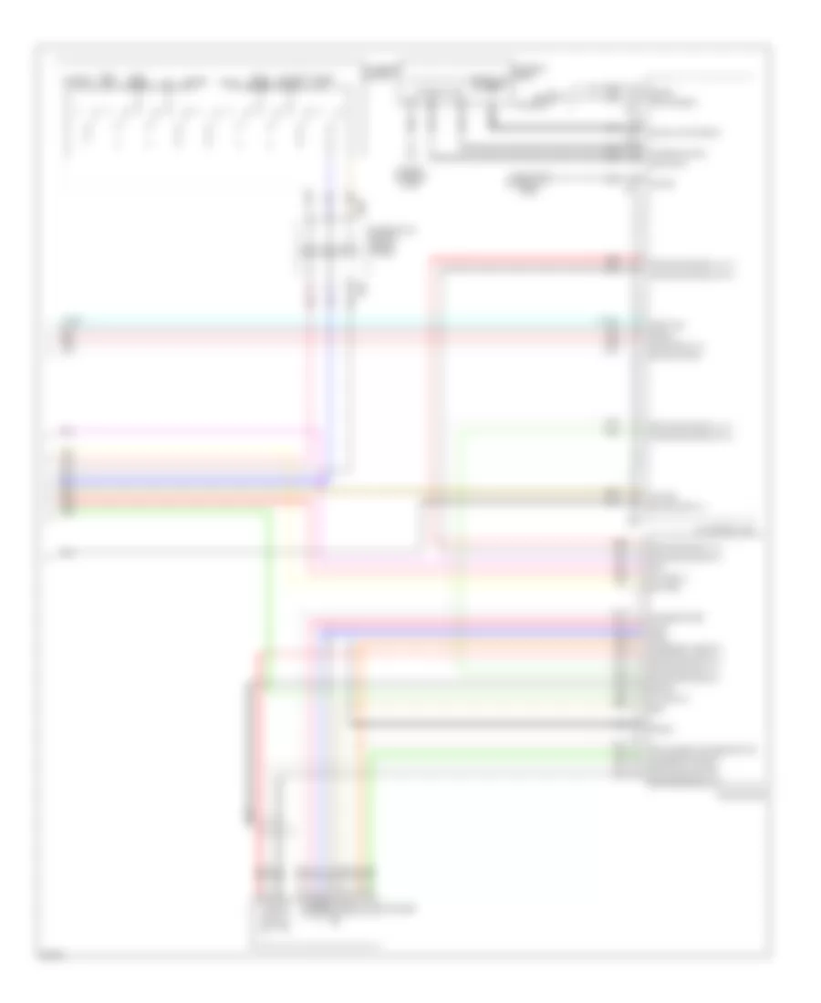 Электросхема навигации GPS, Bose без Вокруг Монитора Представления (4 из 4) для Infiniti EX35 2009