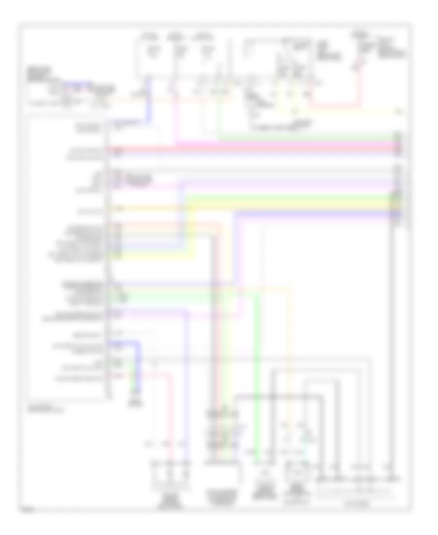 Электросхема кондиционера (1 из 4) для Infiniti M56 2013