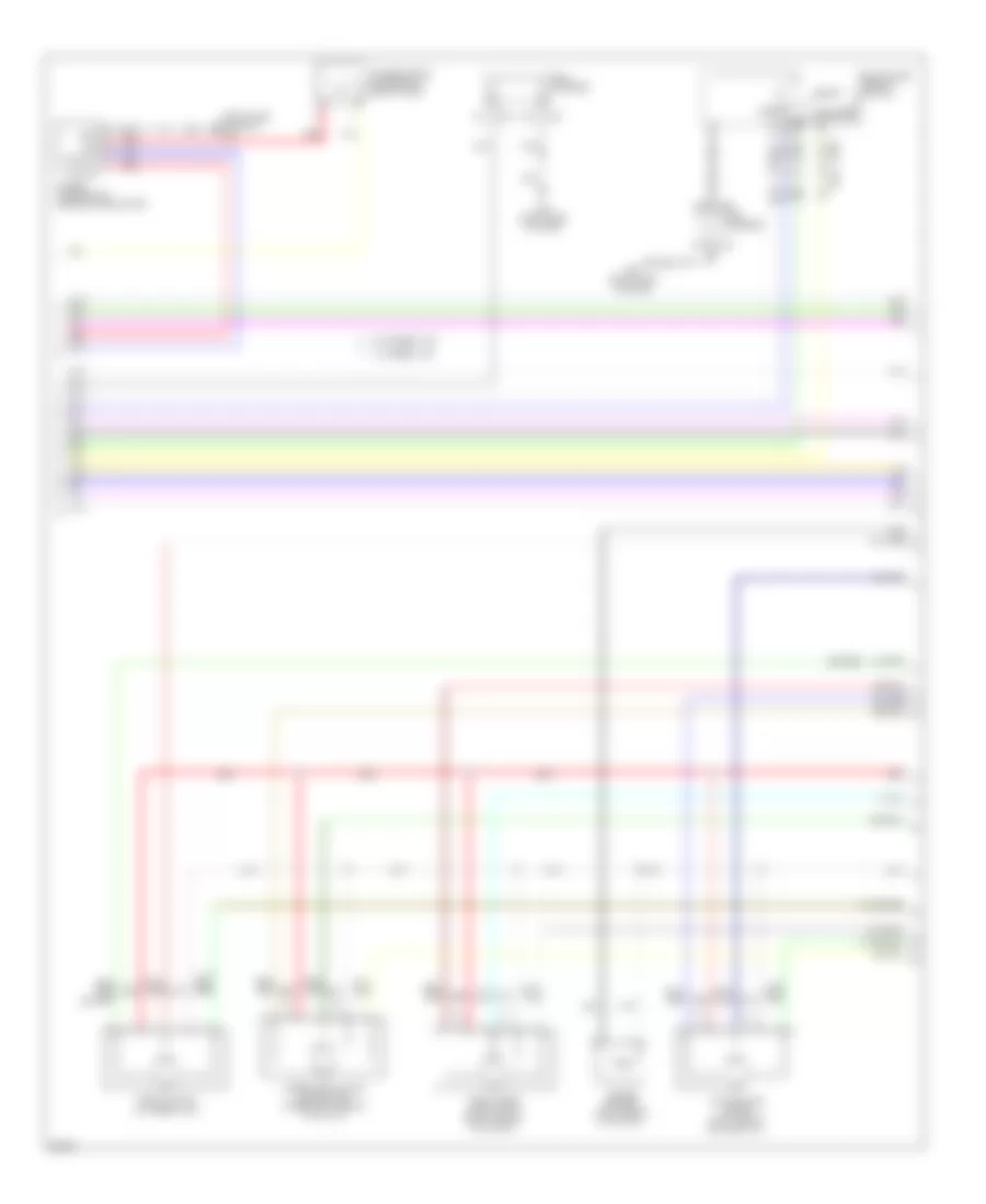 Электросхема кондиционера (2 из 4) для Infiniti M56 2013