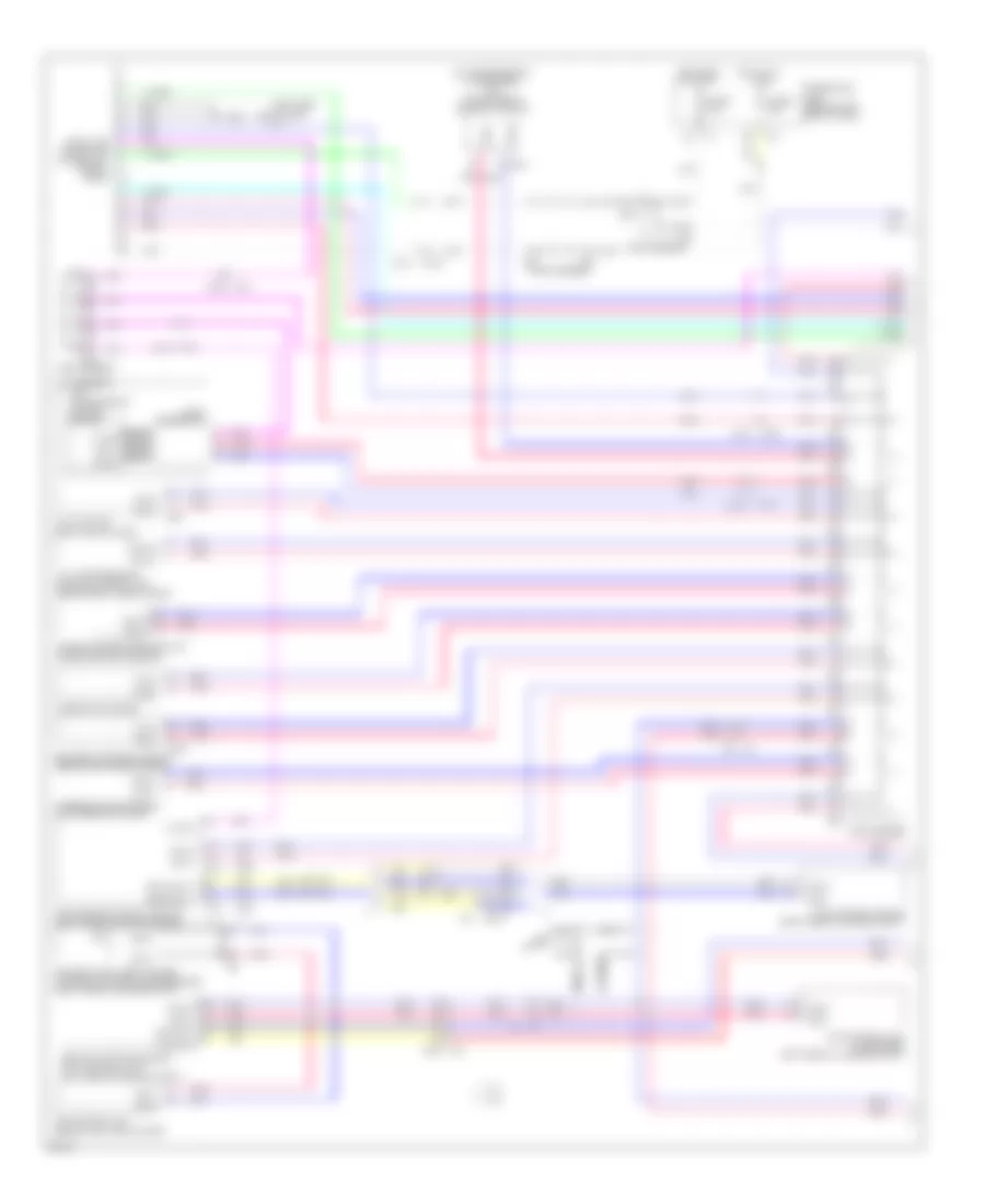 Электросхема линии передачи данных CAN, С ICC (1 из 3) для Infiniti M56 2013