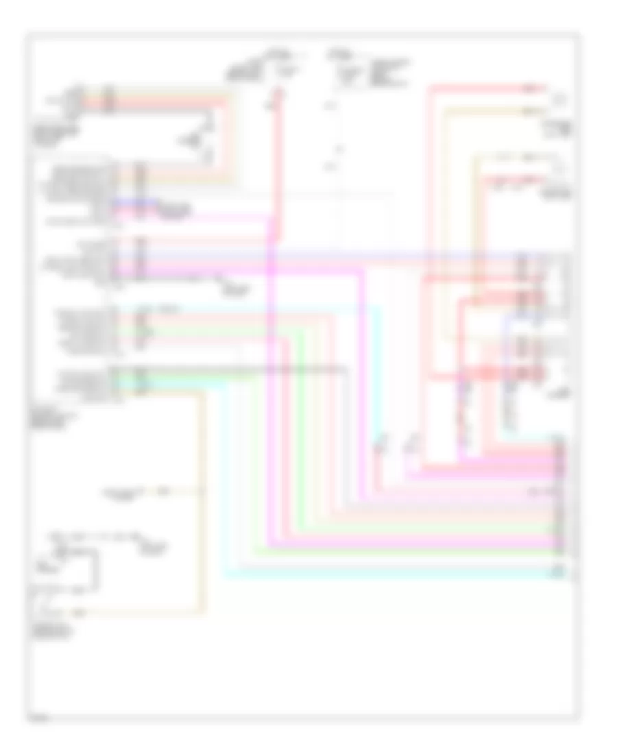Электросхема подсветки (1 из 3) для Infiniti M56 2013