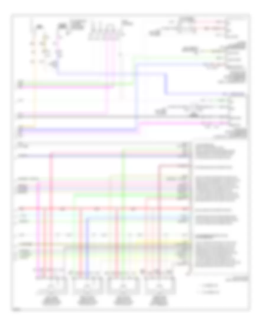 Электросхема кондиционера (3 из 4) для Infiniti M56 x 2013