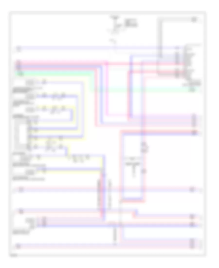 Электросхема линии передачи данных CAN, С ICC (2 из 3) для Infiniti M56 x 2013