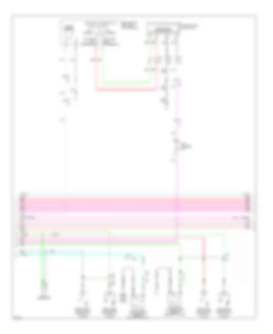 Электросхема подсветки (2 из 3) для Infiniti M56 x 2013