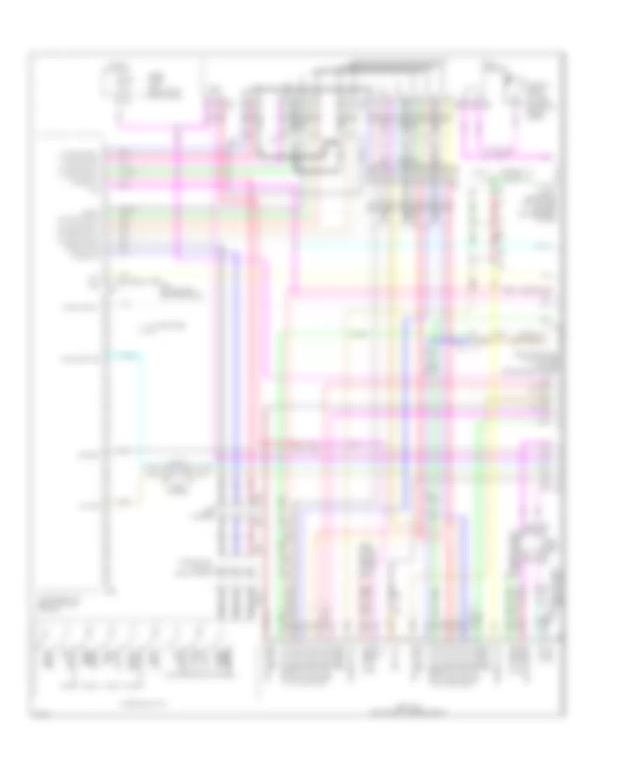 Электросхема магнитолы, С Навигация (1 из 5) для Infiniti M56 x 2013