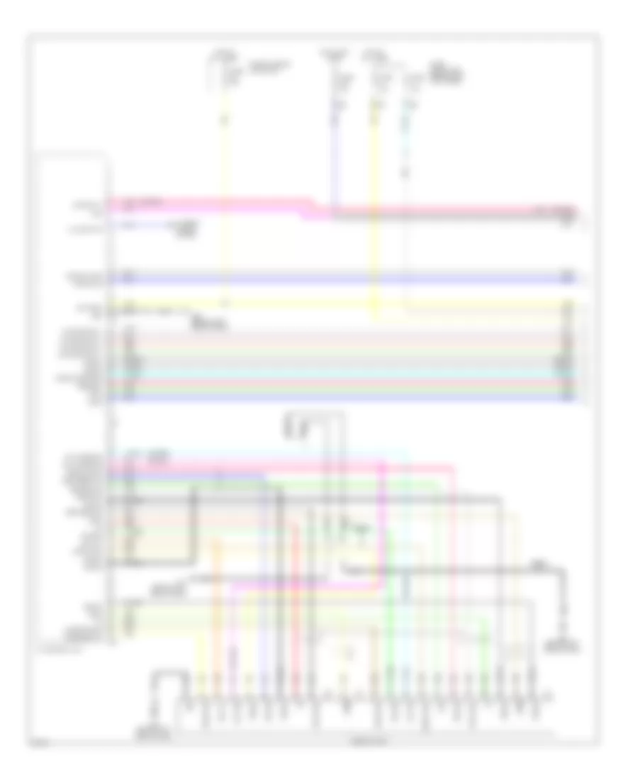 Bose Radio Wiring Diagram, Sedan & Coupe Без Навигация (1 из 5) для Infiniti G37 2009