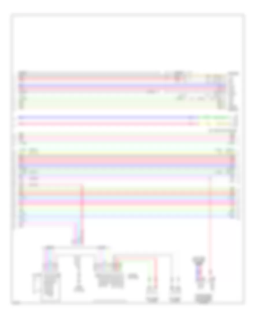 Bose Radio Wiring Diagram, Sedan & Coupe Без Навигация (4 из 5) для Infiniti G37 2009