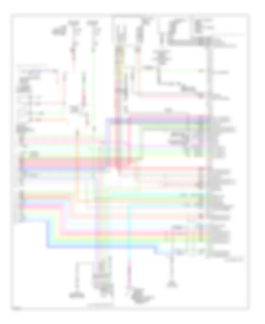 Bose Radio Wiring Diagram, Sedan & Coupe Без Навигация (5 из 5) для Infiniti G37 2009