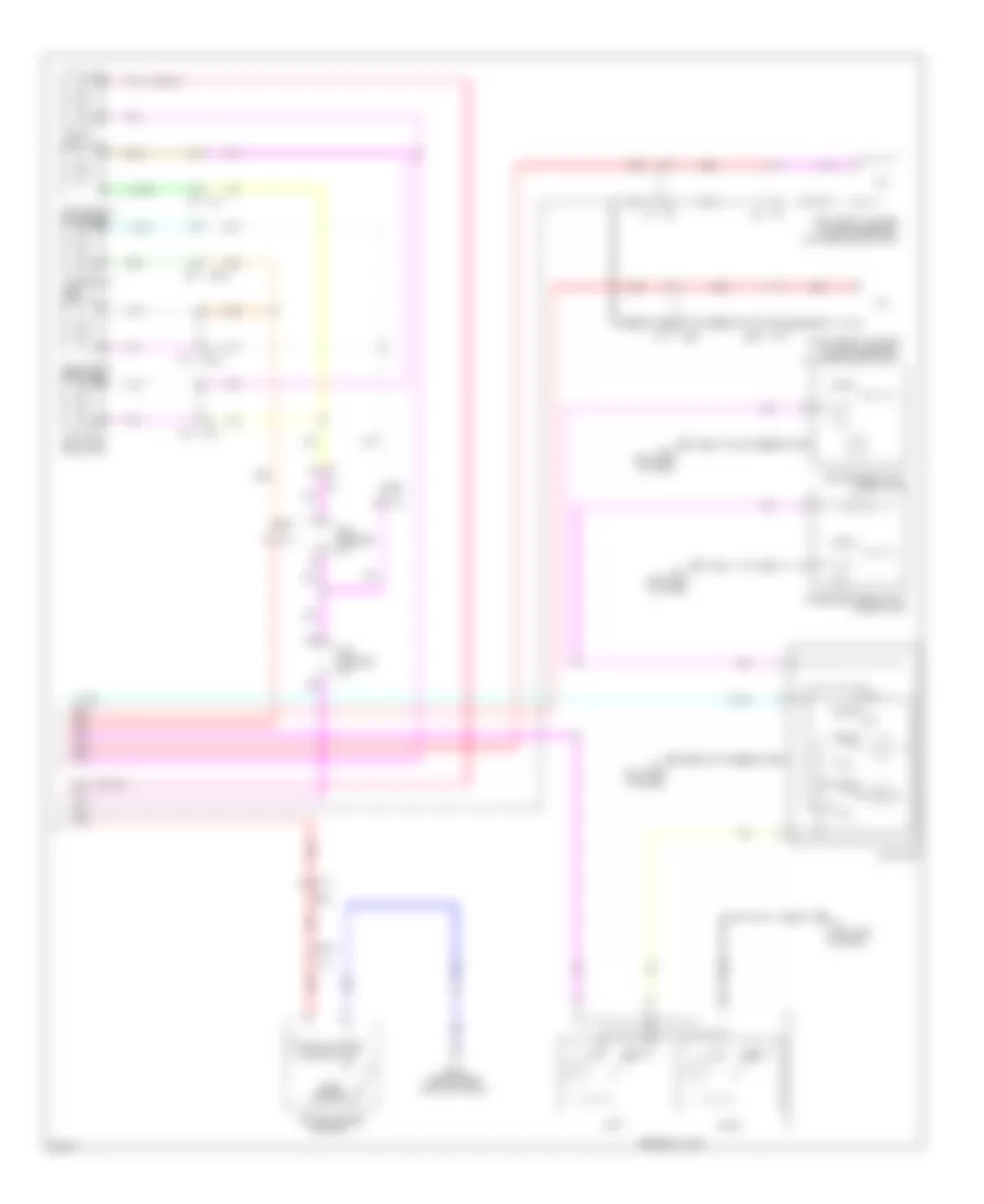 Электросхема подсветки (3 из 3) для Infiniti M56 x Sport 2013