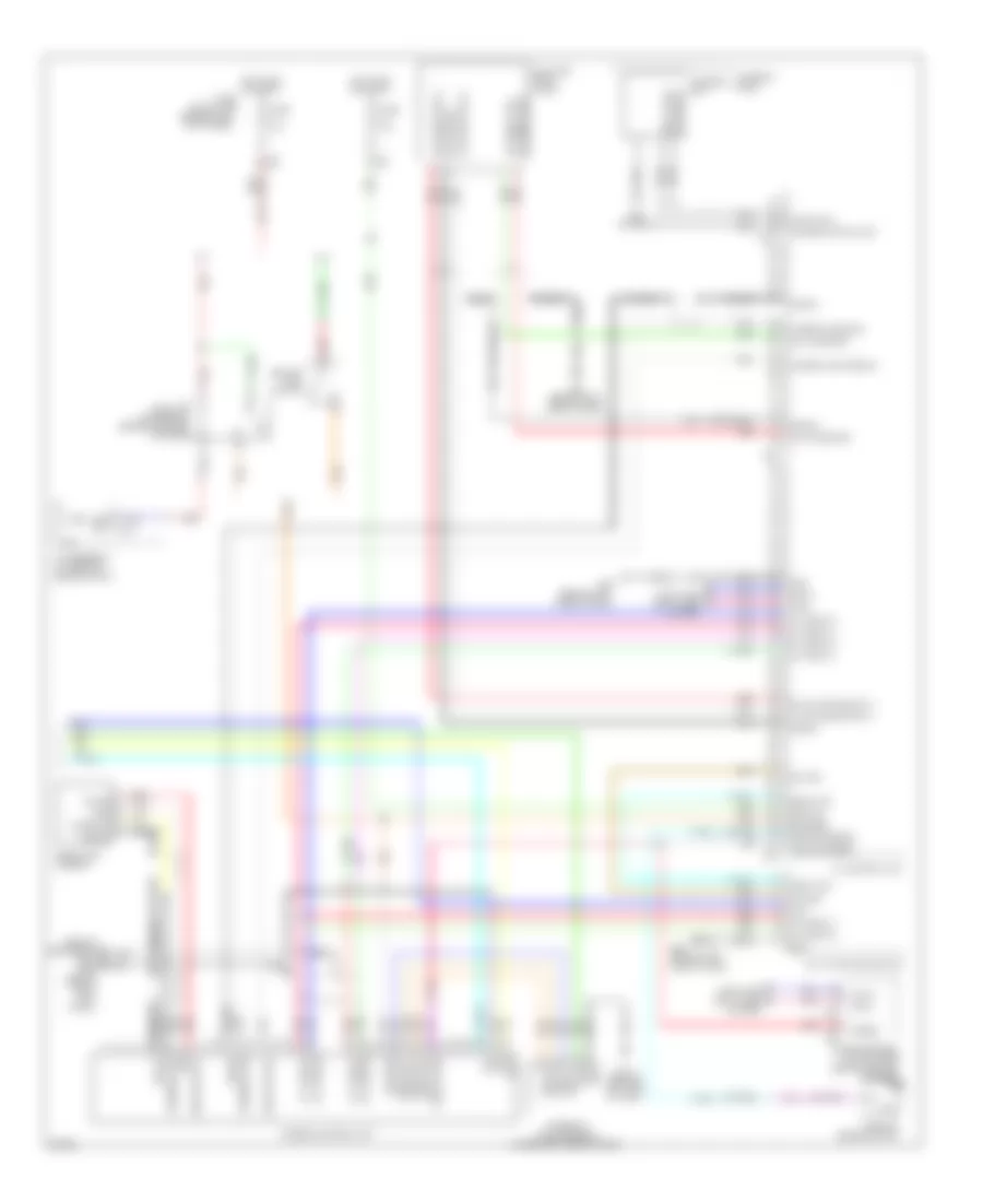 Эдектросхема магнитолы. Базовая комплектация., Кабриолет (3 из 3) для Infiniti G37 Journey 2009