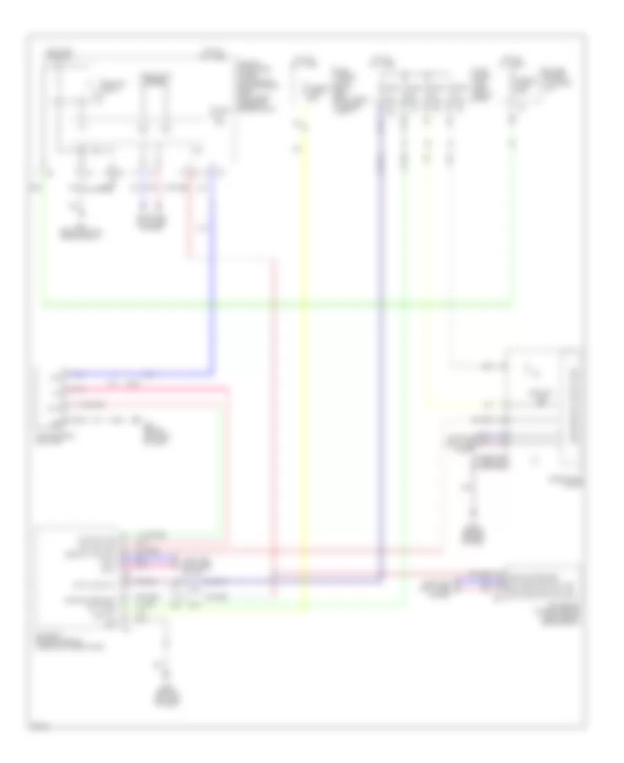 Электросхема иммобилайзера для Infiniti QX56 2013