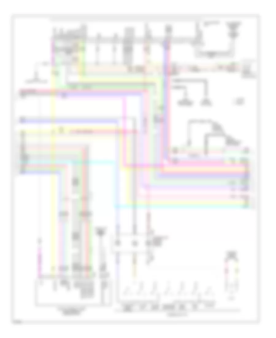 Bose Radio Wiring Diagram, Sedan & Coupe Без Навигация (2 из 5) для Infiniti G37 x 2009