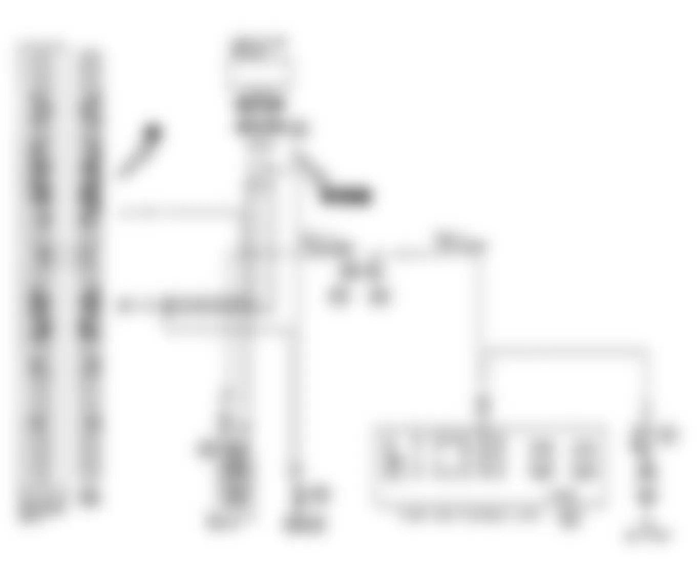 Infiniti M30 1990 - Component Locations -  Code 12: Air Flow Meter Circuit Diagram
