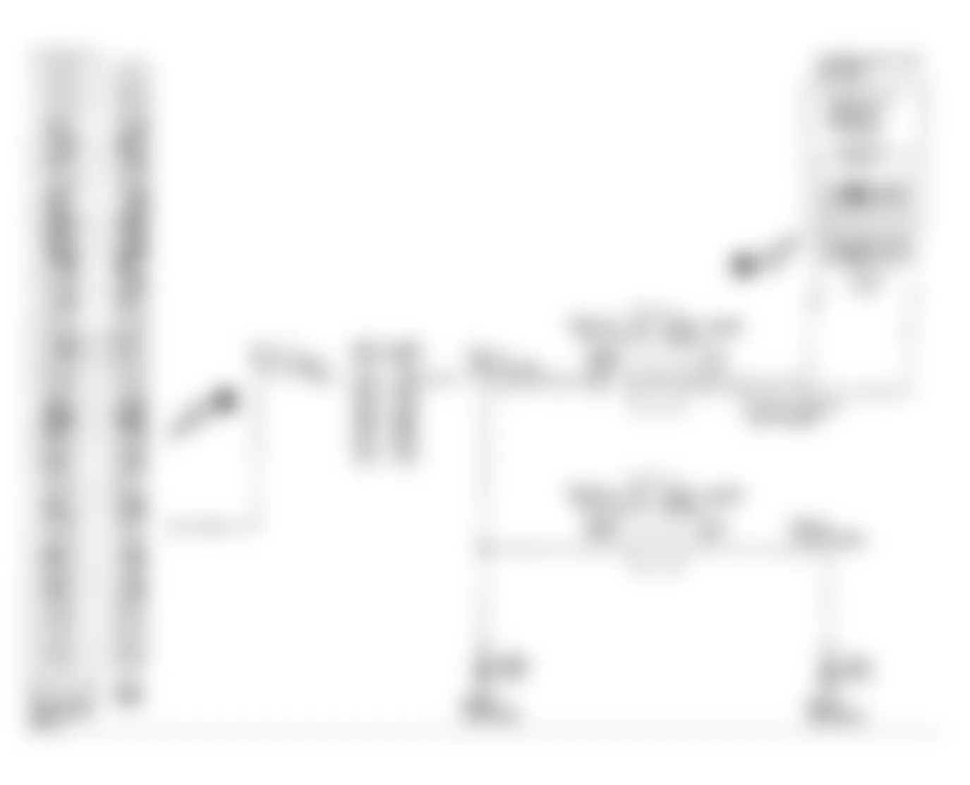 Infiniti M30 1990 - Component Locations -  Code 14: Vehicle Speed Sensor Circuit Diagram