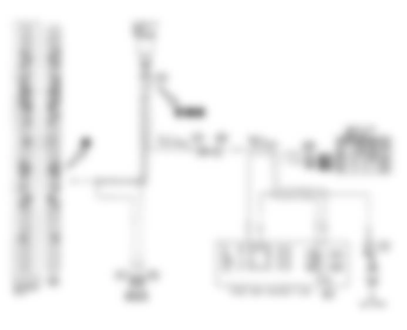 Infiniti M30 1990 - Component Locations -  Code 33: O2 Sensor Circuit Diagram