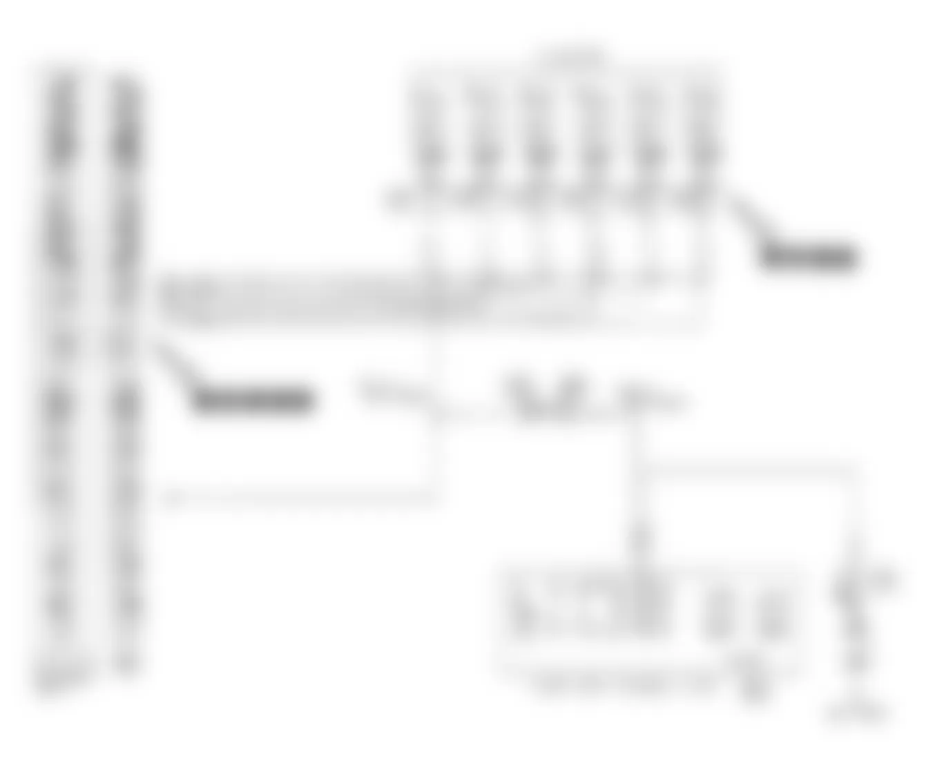 Infiniti M30 1990 - Component Locations -  Code 51: Injector Circuit Diagram