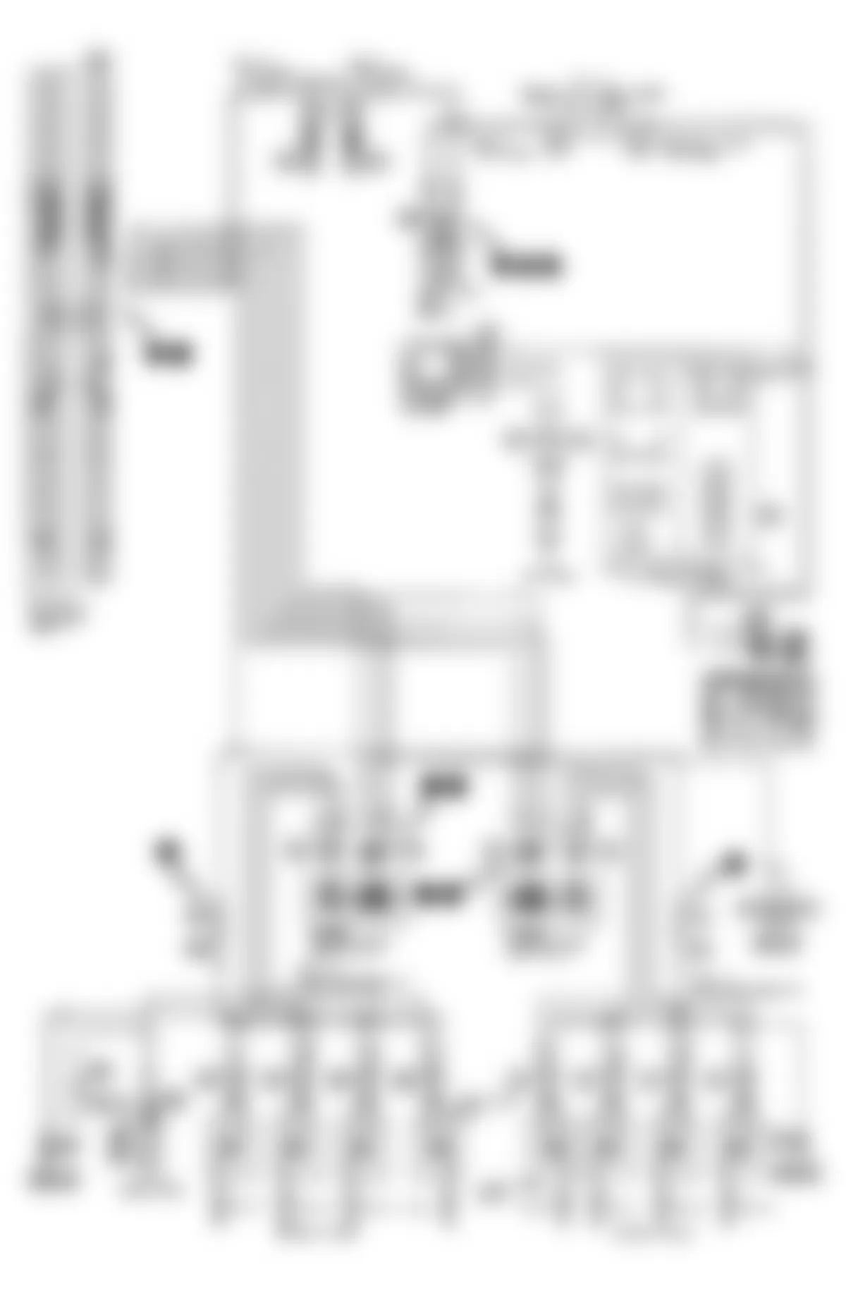 Infiniti Q45 1990 - Component Locations -  Q45 Code 21: Ignition Signal Circuit Diagram