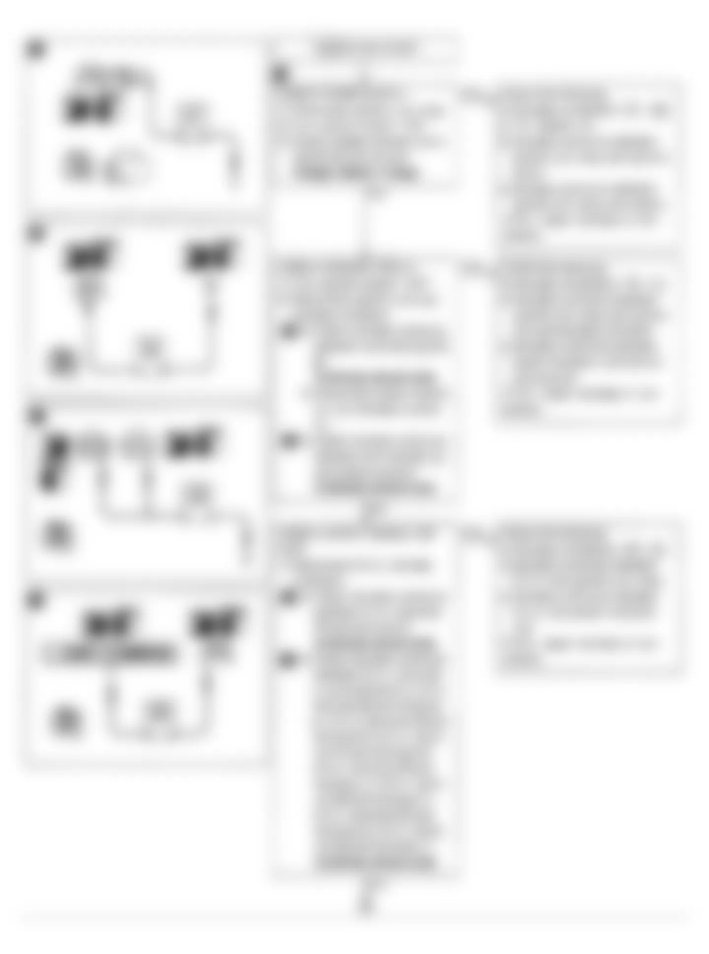 Infiniti Q45 1990 - Component Locations -  Q45 Code 21: Ignition Signal Flow Chart (1 of 2)
