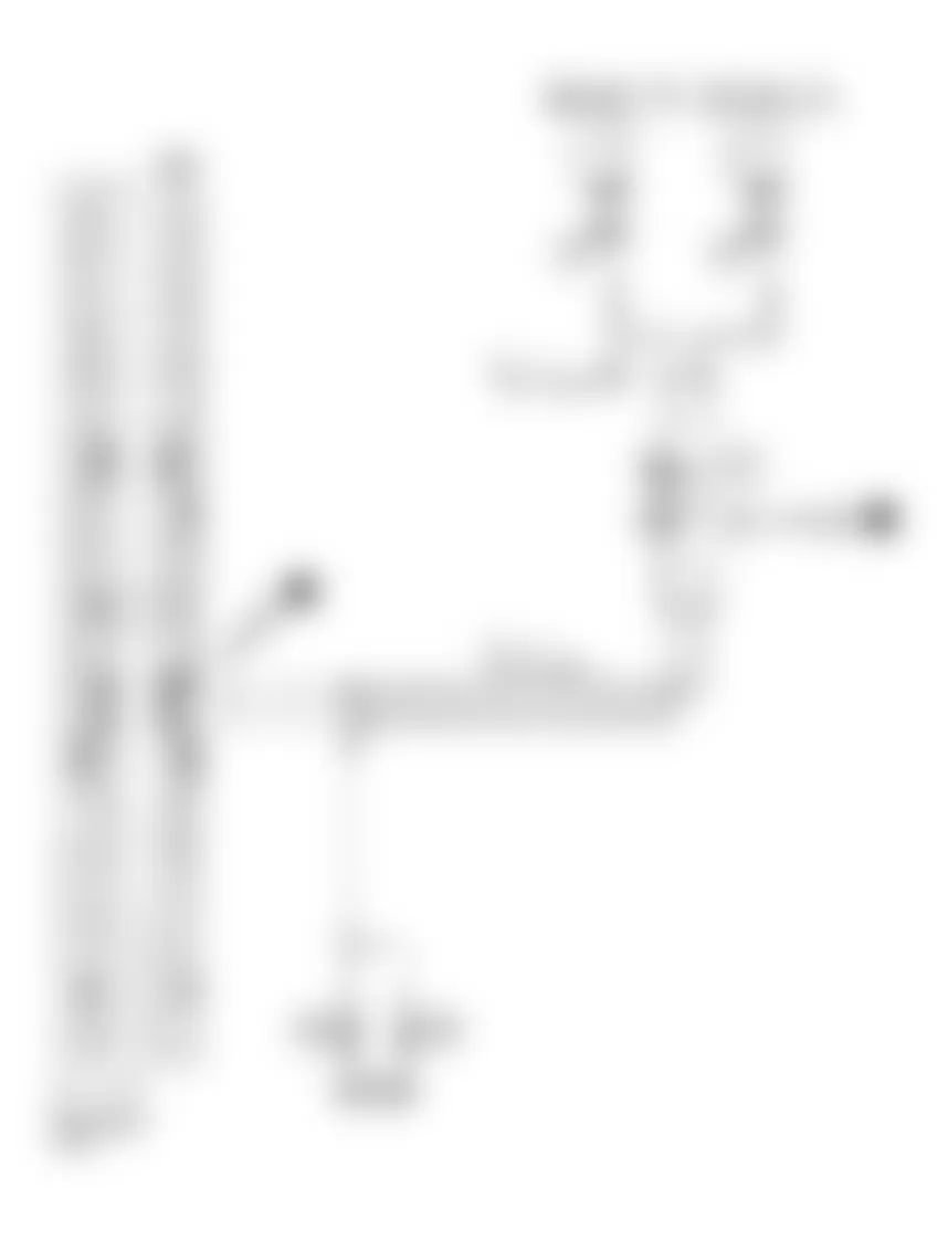 Infiniti Q45 1990 - Component Locations -  Q45 Code 34: Knock Sensor Circuit Diagram