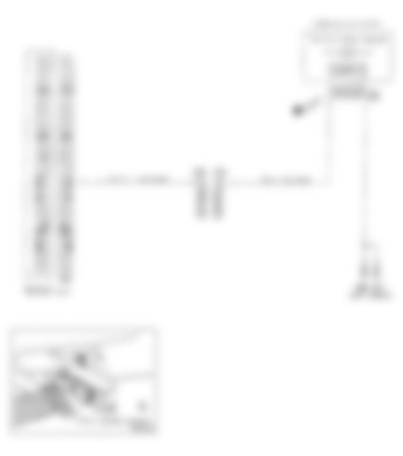 Infiniti G20 1991 - Component Locations -  Code 14: Vehicle Speed Sensor Circuit Diagram