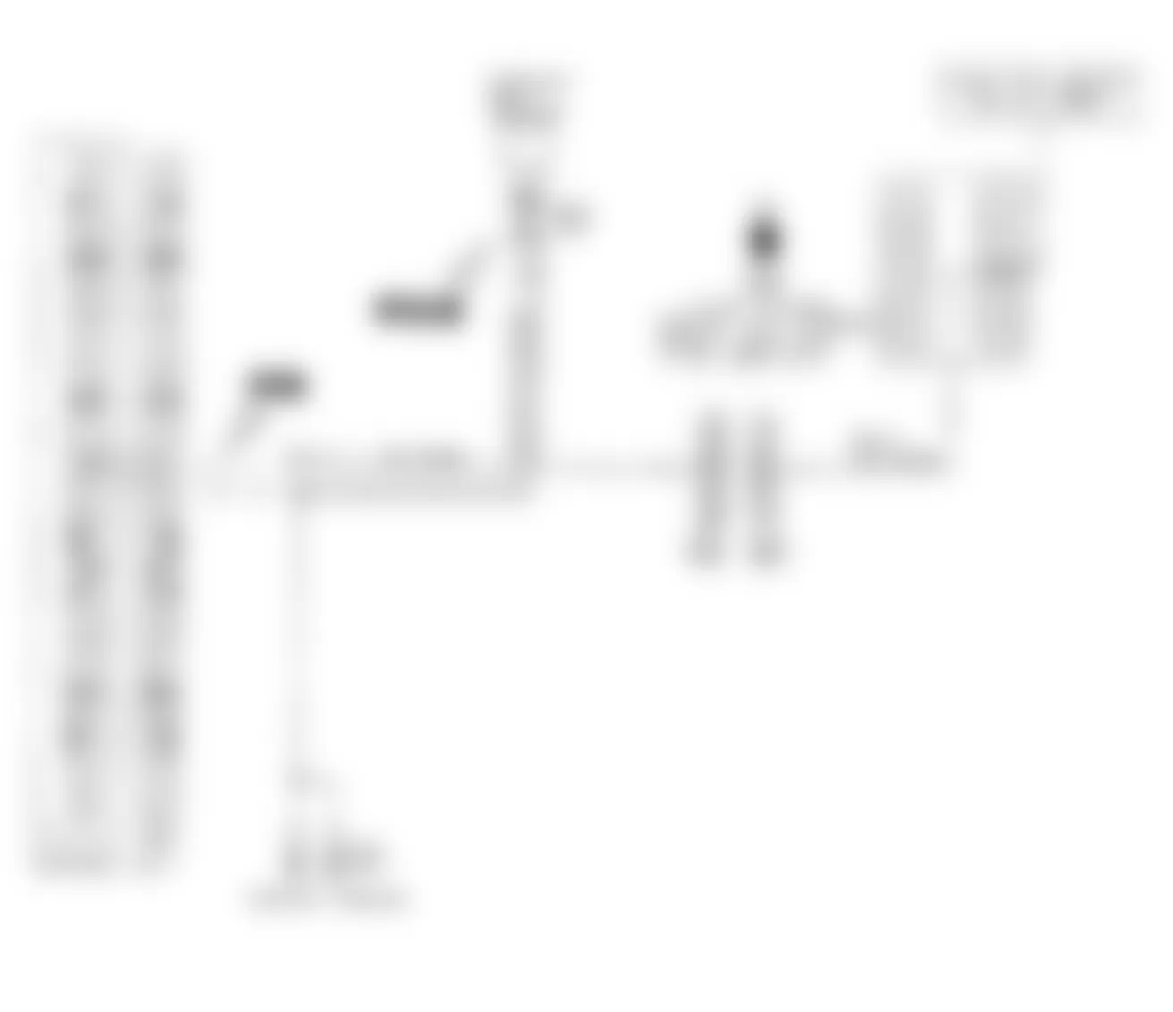 Infiniti G20 1991 - Component Locations -  Code 33: Oxygen Sensor Circuit Diagram