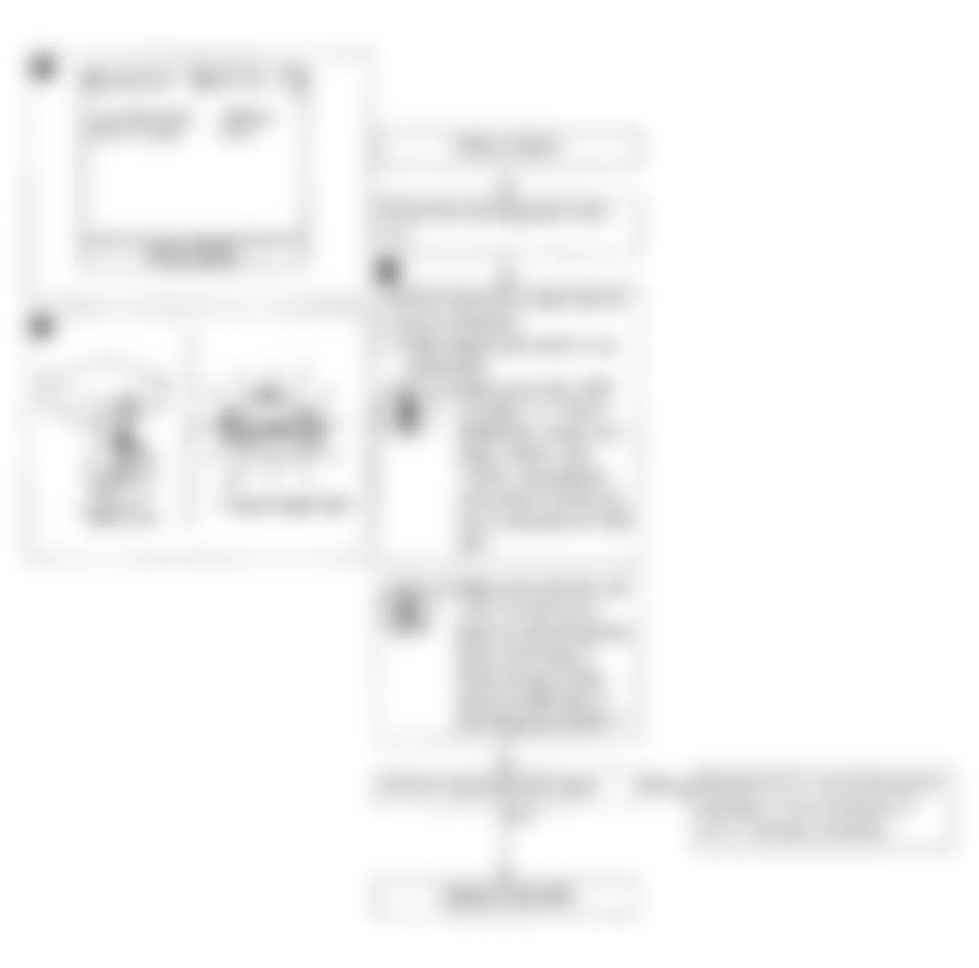 Infiniti G20 1991 - Component Locations -  Code 33: Oxygen Sensor Flow Chart (4 of 4)