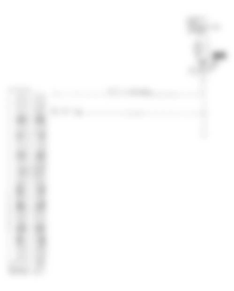 Infiniti G20 1991 - Component Locations -  Code 35: Exhaust Gas Temp. Sensor Circuit Diagram