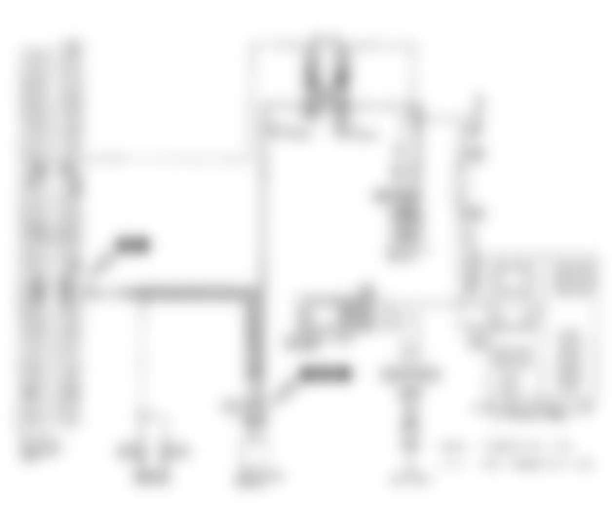 Infiniti Q45 1991 - Component Locations -  Code 12: Airflow Meter Circuit Diagram