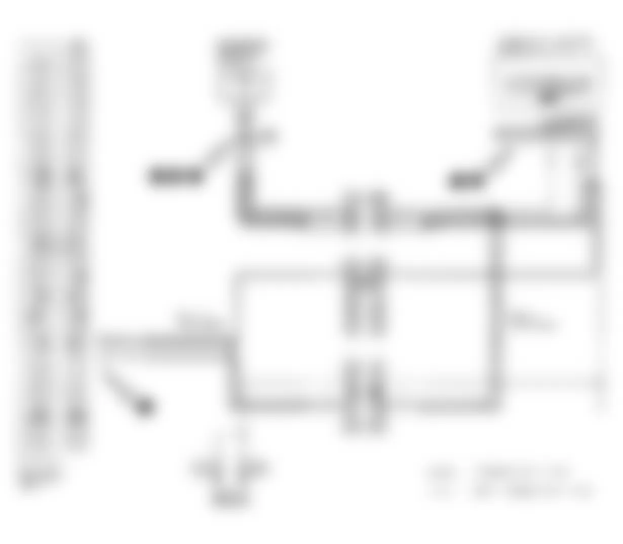 Infiniti Q45 1991 - Component Locations -  Code 46: Secodary Throttle Sensor Circuit Diagram