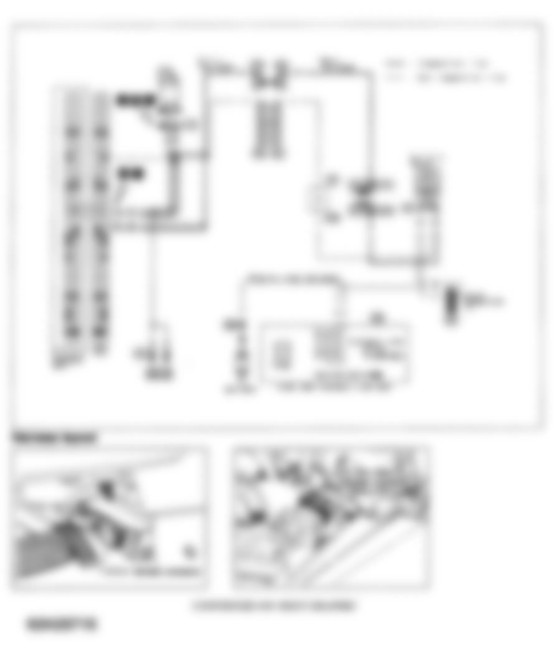 Infiniti G20 1992 - Component Locations -  Code 12 Schematic - Airflow Meter