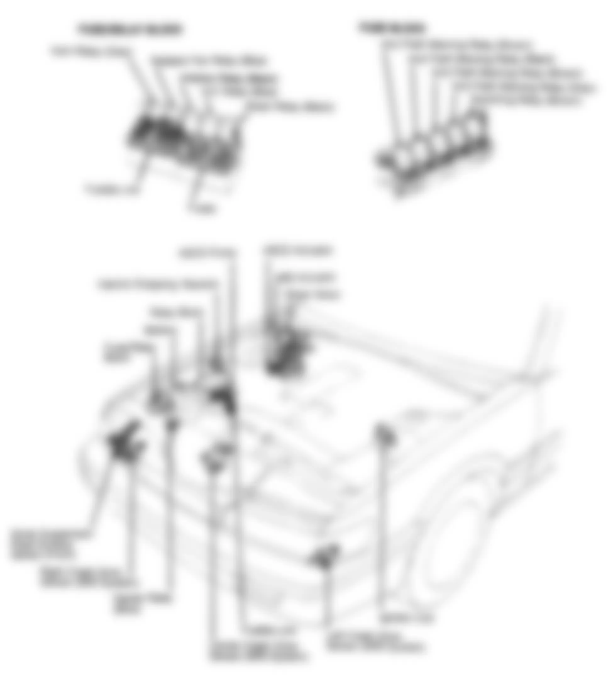 Infiniti M30 1992 - Component Locations - Component Locations (3 Of 8)