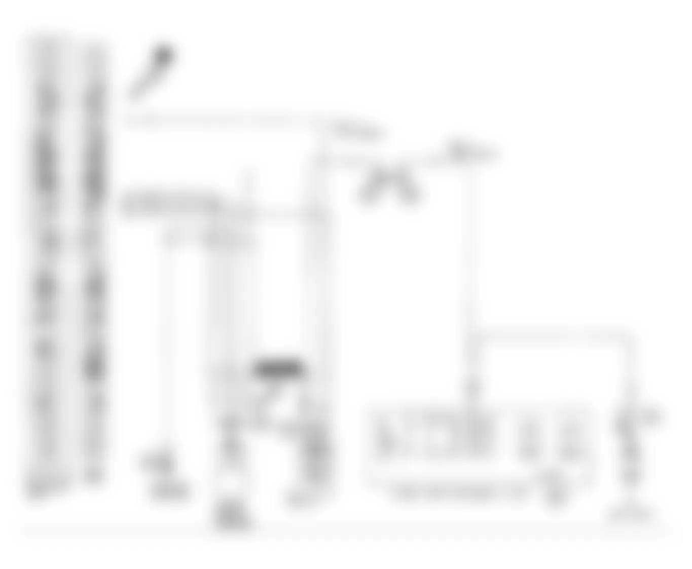 Infiniti M30 1992 - Component Locations -  Code 11: Crank Angle Sensor Circuit Diagram