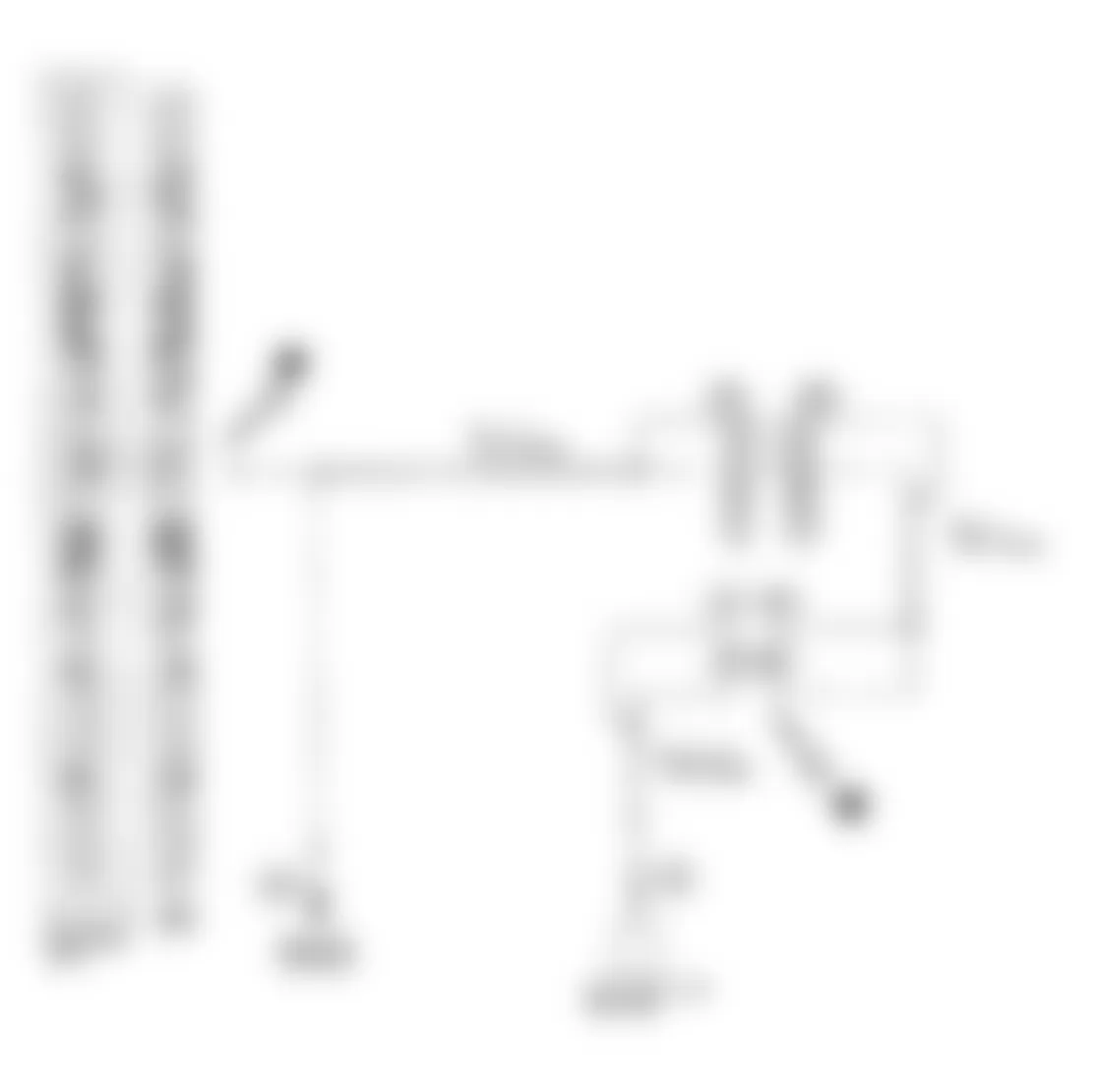 Infiniti M30 1992 - Component Locations -  Code 34: Knock Sensor Circuit Diagram