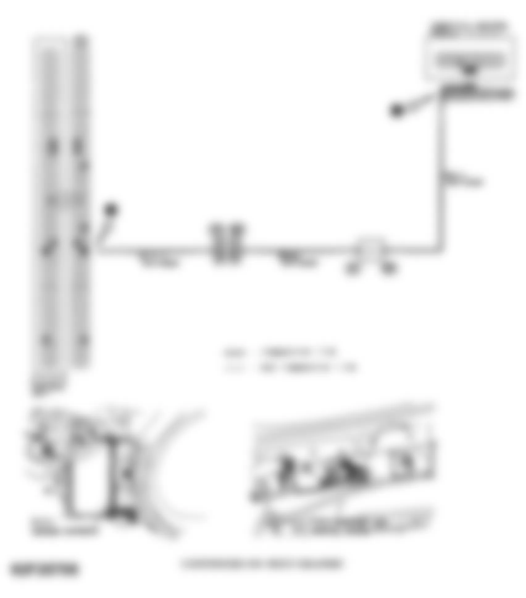 Infiniti Q45 1992 - Component Locations -  Code 16 - Schematic & Connectors - TCS System Signal