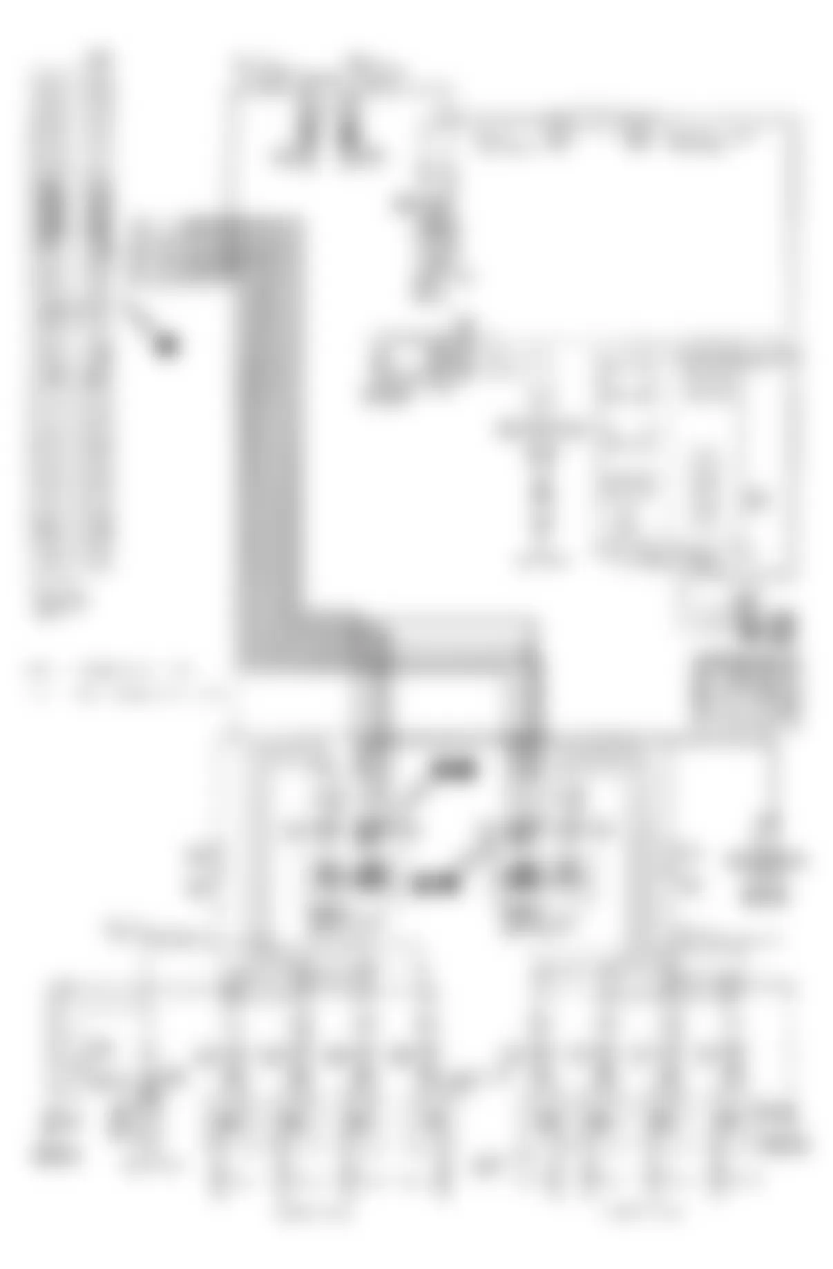 Infiniti Q45 1992 - Component Locations -  Code 21 Schematic - Ignition Signal Circuit