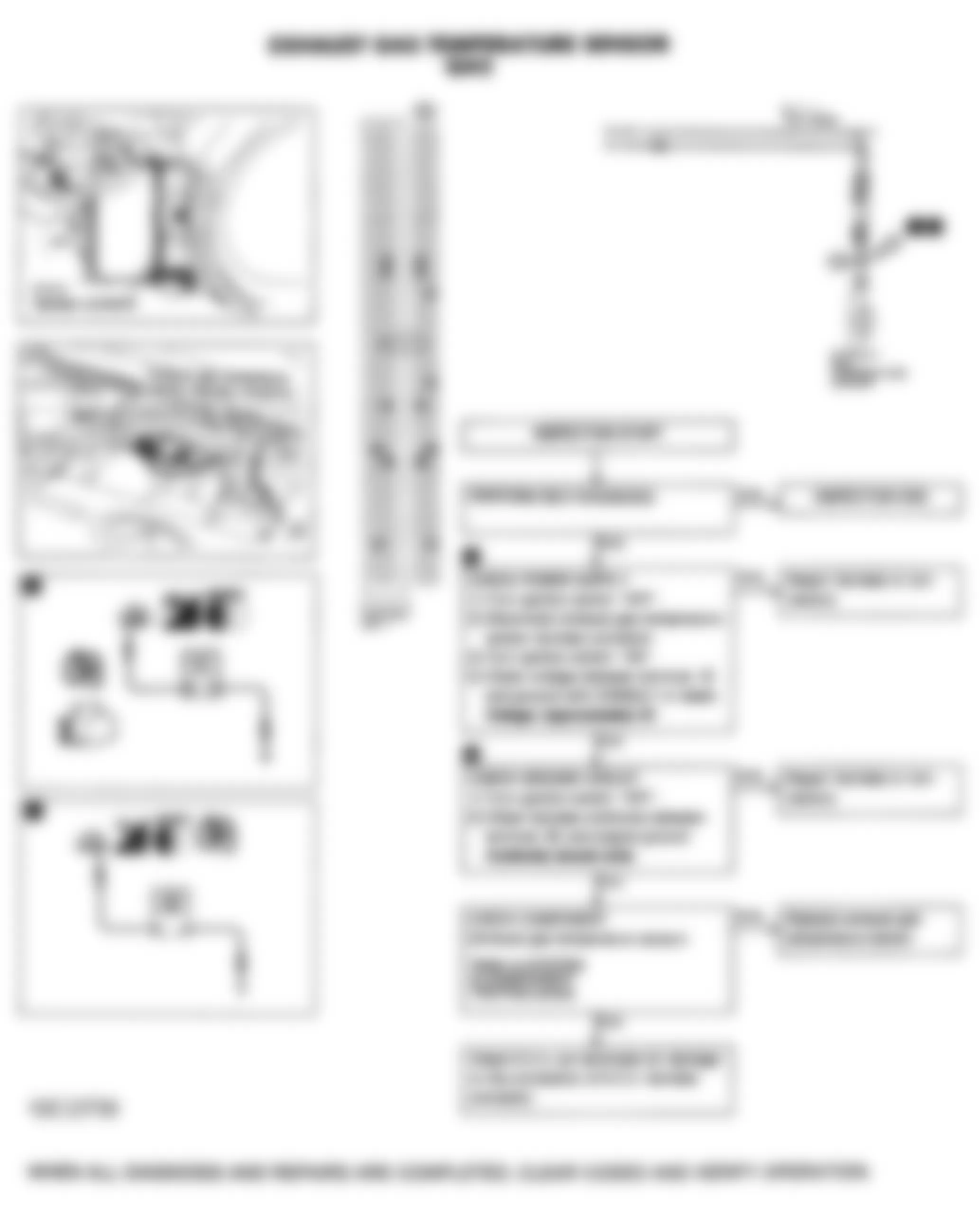 Infiniti Q45 1992 - Component Locations -  Code 35 Schematic & Flow Chart - Exhaust Gas Temperature Sensor