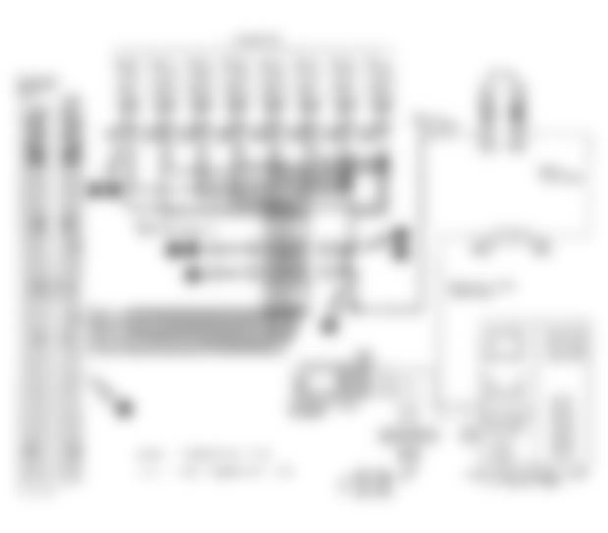 Infiniti Q45 1992 - Component Locations -  Code 51 Schematic - Injector Circuit