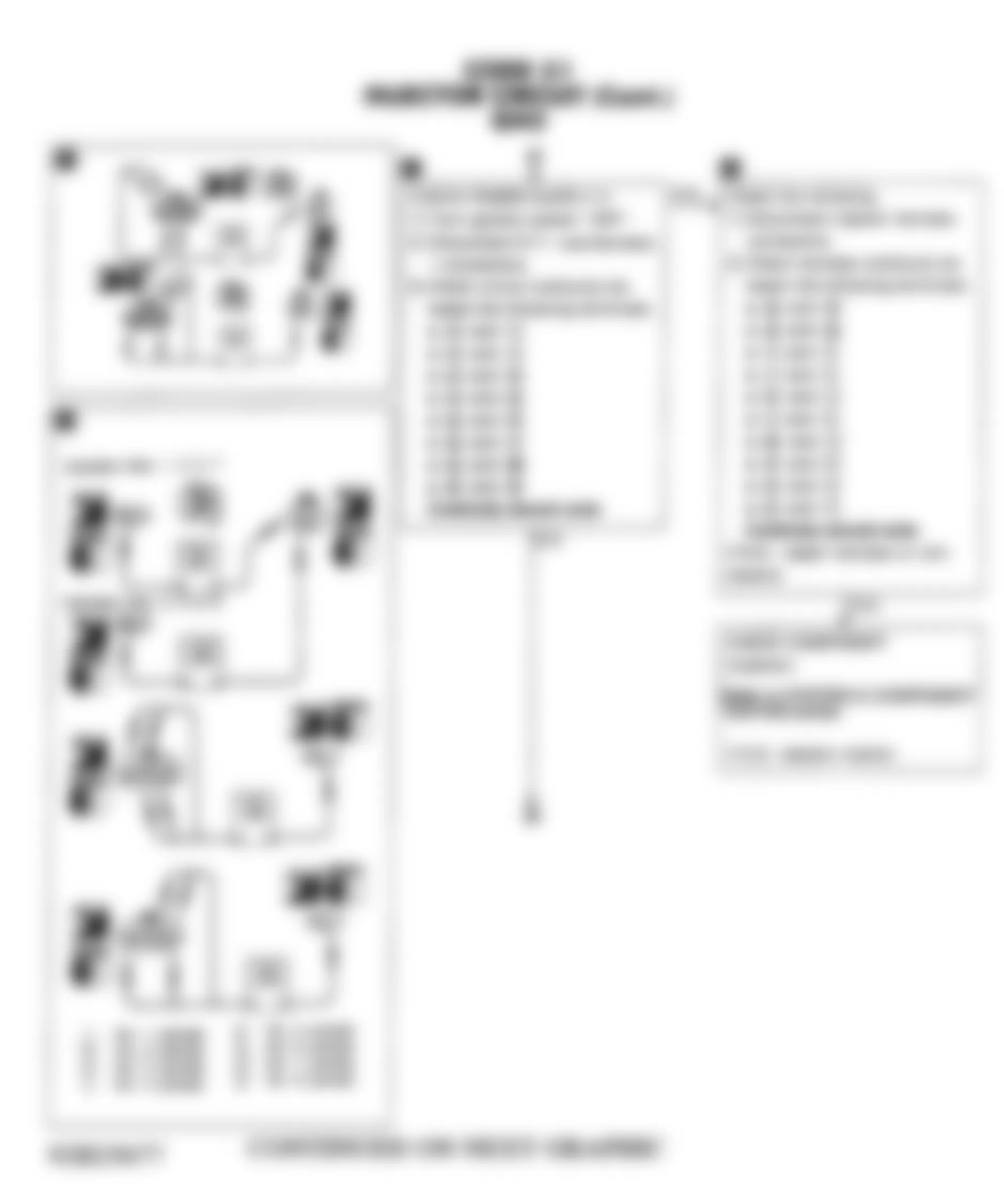 Infiniti Q45 1992 - Component Locations -  Code 51 Flow Chart (2 of 3) - Injector Circuit