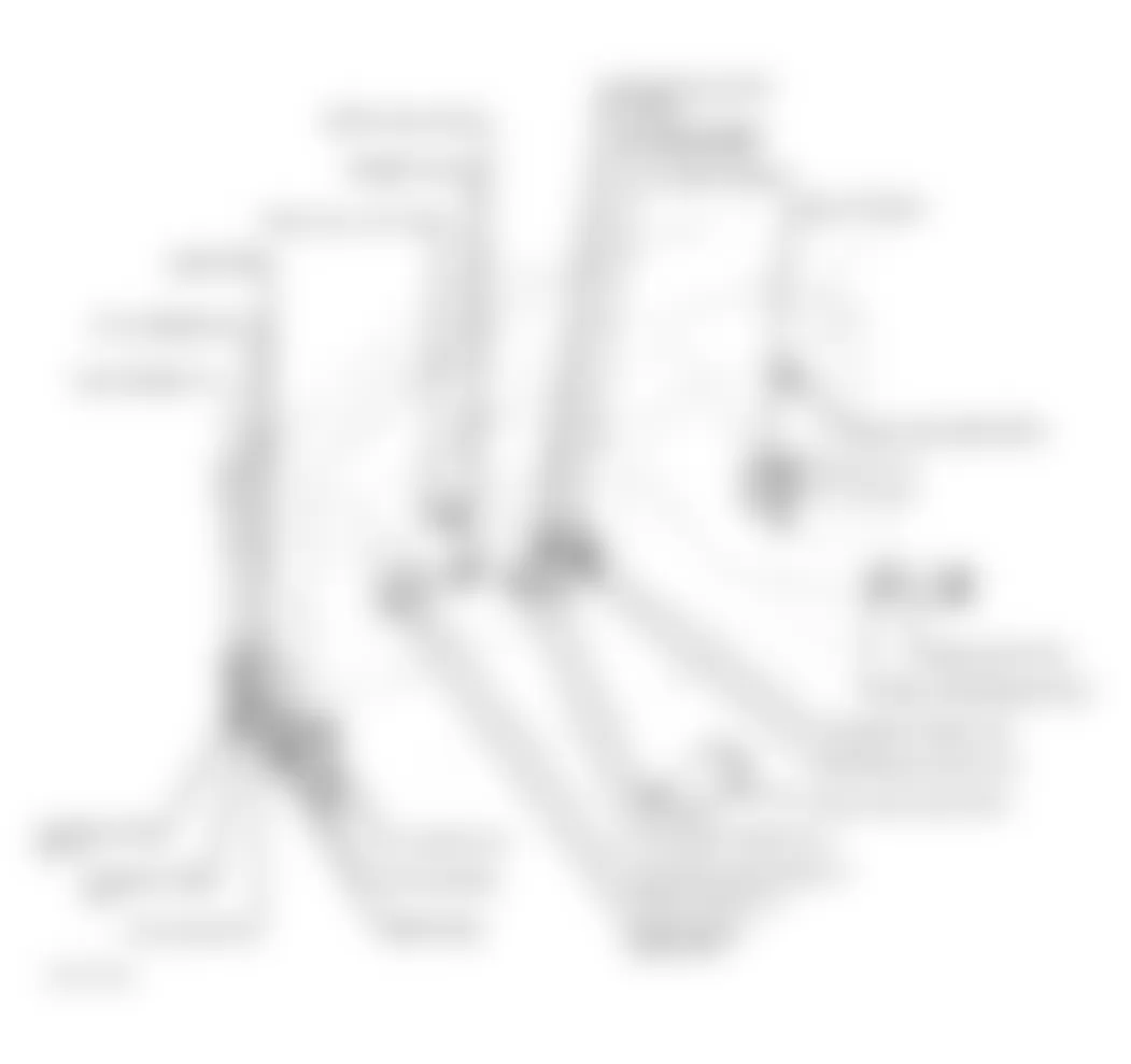 Infiniti J30 1993 - Component Locations -  Component Locations (1 Of 5)