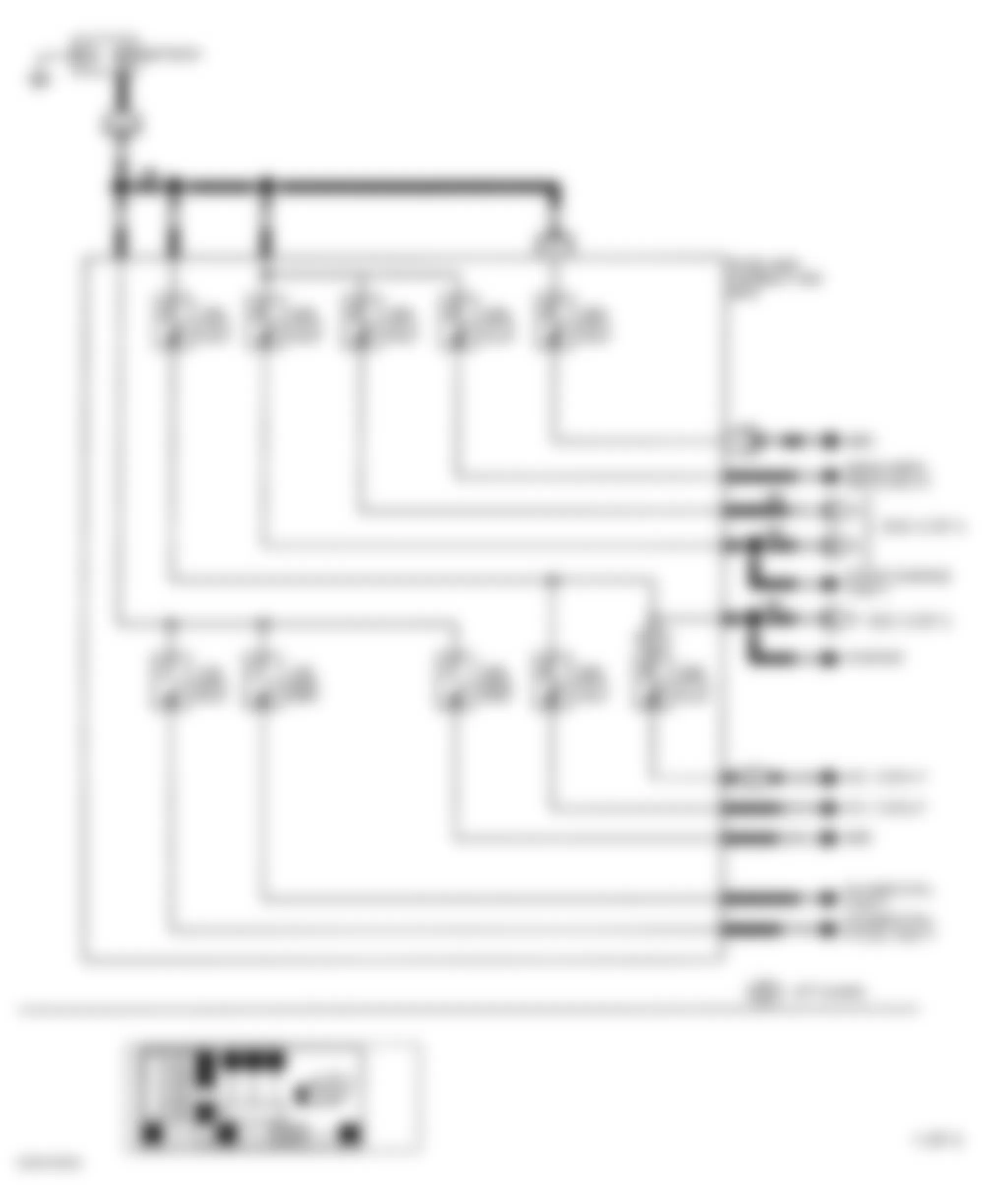 Infiniti G20 t 1996 - Component Locations -  Identifying Circuit Protection Components (1 Of 5)