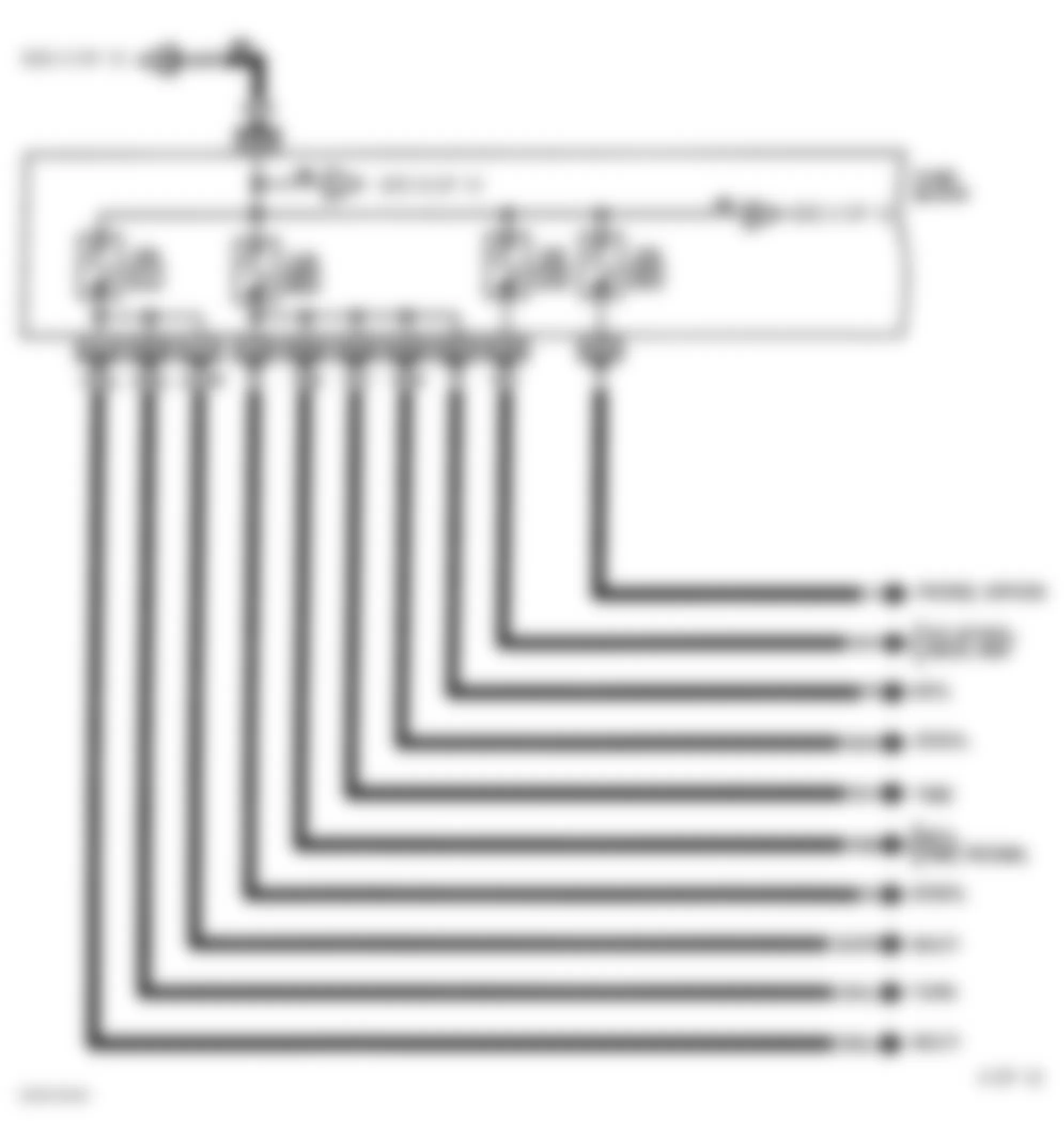 Infiniti I30 t 1996 - Component Locations -  Identifying Circuit Protection Components (4 Of 12)