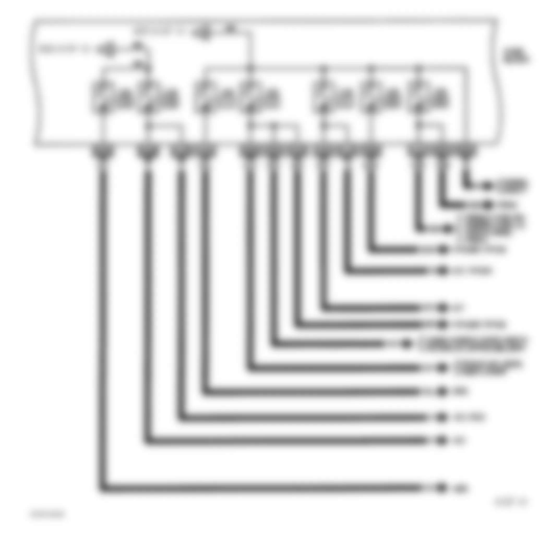 Infiniti I30 t 1996 - Component Locations -  Identifying Circuit Protection Components (9 Of 12)