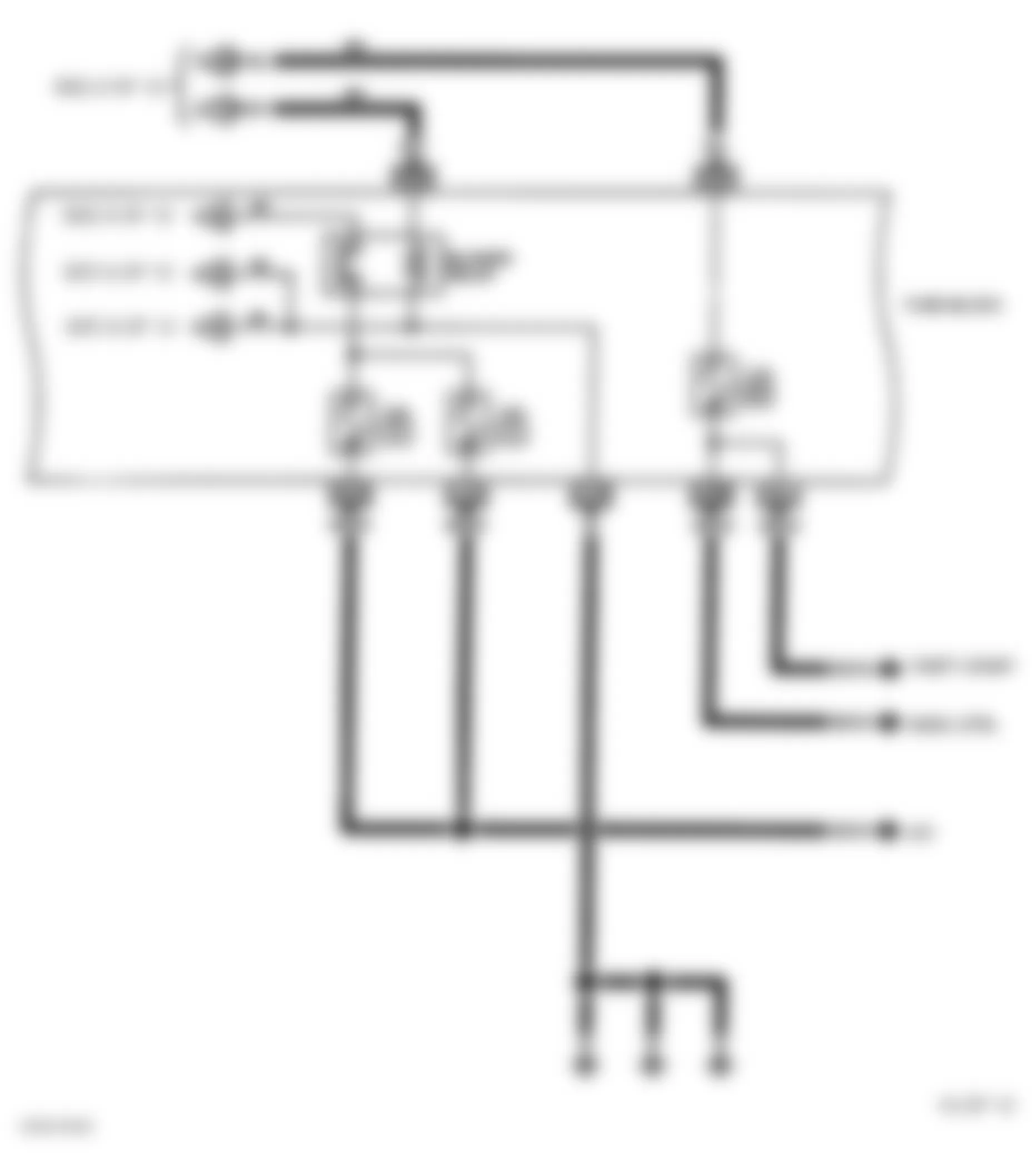 Infiniti I30 t 1996 - Component Locations -  Identifying Circuit Protection Components (10 Of 12)